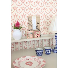 Kép 3/7 - Majvillan Skandináv stílusú virágmintás piros vlies tapéta Bellini Sunny Red 53 cm X 10 m