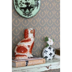 Kép 2/10 - Majvillan Skandináv stílusú virágmintás sötétzöld vlies tapéta Bellini Royal Forest Green 53 cm X 10 m