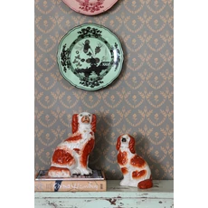 Kép 3/10 - Majvillan Skandináv stílusú virágmintás sötétzöld vlies tapéta Bellini Royal Forest Green 53 cm X 10 m