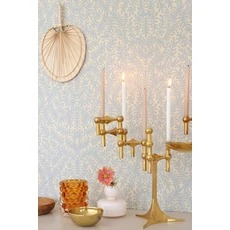 Kép 22/28 - Majvillan Levélmintás kék vlies tapéta French Blond Sea Breeze Blue 53 cm X 10 m