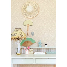 Kép 5/7 - Majvillan Levélmintás rózsaszín vlies tapéta French Blond Nude Pink 53 cm X 10 m