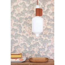 Kép 2/7 - Majvillan Modern levél mintás kék-bézs vlies tapéta Beachy Breeze Sea Salt Beige 53 cm X 10 m