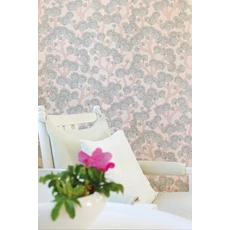 Kép 3/7 - Majvillan Modern levél mintás kék-bézs vlies tapéta Beachy Breeze Sea Salt Beige 53 cm X 10 m