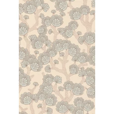 Kép 7/7 - Majvillan Modern levél mintás kék-bézs vlies tapéta Beachy Breeze Sea Salt Beige 53 cm X 10 m