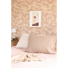 Kép 2/8 - Majvillan Modern levél mintás rózsaszín vlies tapéta Beachy Breeze Ballet Pink 53 cm X 10 m