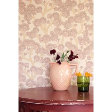 Kép 3/8 - Majvillan Modern levél mintás rózsaszín vlies tapéta Beachy Breeze Ballet Pink 53 cm X 10 m