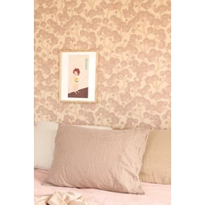 Kép 4/8 - Majvillan Modern levél mintás rózsaszín vlies tapéta Beachy Breeze Ballet Pink 53 cm X 10 m