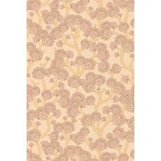 Kép 7/8 - Majvillan Modern levél mintás rózsaszín vlies tapéta Beachy Breeze Ballet Pink 53 cm X 10 m