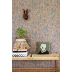 Kép 5/8 - Majvillan Modern levél mintás zöld-barna vlies tapéta Beachy Breeze Bay Tree Green 53 cm X 10 m