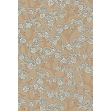 Kép 7/8 - Majvillan Modern levél mintás barna vlies tapéta Beachy Breeze Milky Coconut Brown 53 cm X 10 m