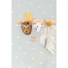 Kép 4/6 - Majvillan Felhő mintás kék vlies gyerek tapéta Dreamy Clouds Dusty Blue 53 cm X 10 m