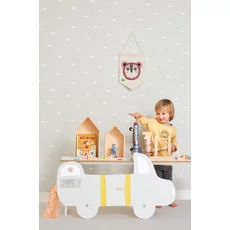 Kép 3/6 - Majvillan Felhő mintás szürke vlies gyerek tapéta Dreamy Clouds Soft Grey 53 cm X 10 m