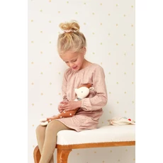 Kép 2/8 - Majvillan Apró lóhere mintás vlies gyerek tapéta Holly Gold 53 cm X 10 m