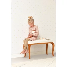 Kép 6/8 - Majvillan Apró lóhere mintás vlies gyerek tapéta Holly Gold 53 cm X 10 m