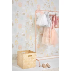 Kép 7/9 - Majvillan Őzikés szürke vlies gyerek tapéta Golden Woods Soft Grey 53 cm X 10 m