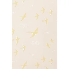 Kép 1/6 - Majvillan Repülő madarak rózsaszín vlies tapéta Follow The Wind Sunny Pink 53 cm X 10 m