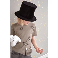 Kép 6/6 - Majvillan Csillagos szürke vlies gyerek tapéta Twinkle Mud Grey 53 cm X 10 m