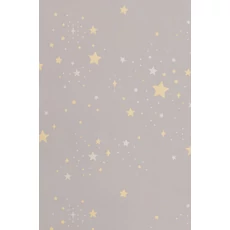 Kép 1/4 - Majvillan Csillagos lila vlies gyerek tapéta Twinkle Lilac 53 cm X 10 m