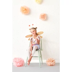 Kép 3/6 - Majvillan Pöttyös fehér-színes vlies gyerek tapéta Stardust Shimmering White 53 cm X 10 m