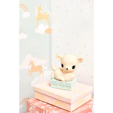 Kép 5/6 - Majvillan Pöttyös fehér-színes vlies gyerek tapéta Stardust Shimmering White 53 cm X 10 m