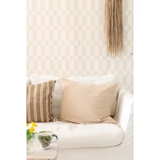 Kép 4/6 - Majvillan Geometrikus bézs vlies tapéta Whipped Cream Butter Beige 53 cm X 10 m
