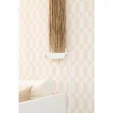 Kép 5/6 - Majvillan Geometrikus bézs vlies tapéta Whipped Cream Butter Beige 53 cm X 10 m