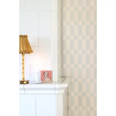 Kép 3/10 - Majvillan Geometrikus kék vlies tapéta Whipped Cream Seafoam Blue 53 cm X 10 m