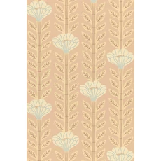 Kép 8/8 - Majvillan Skandináv virágos púder vlies tapéta Caipirinha Coral Blush 53 cm X 10 m