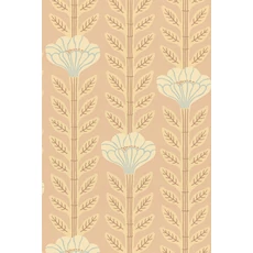 Kép 1/8 - Majvillan Skandináv virágos púder vlies tapéta Caipirinha Coral Blush 53 cm X 10 m