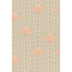 Kép 8/8 - Majvillan Skandináv virágos kék vlies tapéta Caipirinha Mizzle Blue 53 cm X 10 m