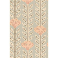 Kép 1/8 - Majvillan Skandináv virágos kék vlies tapéta Caipirinha Mizzle Blue 53 cm X 10 m