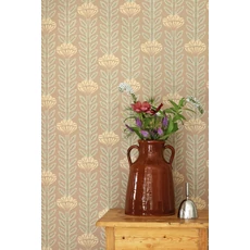 Kép 7/9 - Majvillan Skandináv virágos barna vlies tapéta Caipirinha Misty Taube Brown 53 cm X 10 m