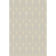 Kép 6/7 - Majvillan Pálmaleveles art deco kék vlies tapéta Lolo Mizzle Blue 53 cm X 10 m