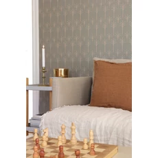 Kép 6/8 - Majvillan Pálmaleveles art deco sötétzöld vlies tapéta Lolo Bay Tree Green 53 cm X 10 m