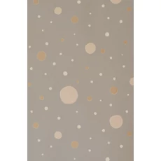 Kép 1/4 - Majvillan Pöttyös sötétszürke vlies gyermek tapéta Confetti Mysterious Grey 53 cm X 10 m