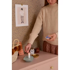 Kép 6/6 - Majvillan Pöttyös barna vlies gyerek tapéta Animal Dots Soft Brown 53 cm X 10 m