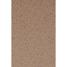 Kép 1/6 - Majvillan Pöttyös barna vlies gyerek tapéta Animal Dots Soft Brown 53 cm X 10 m