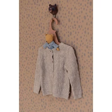 Kép 5/6 - Majvillan Pöttyös barna vlies gyerek tapéta Animal Dots Soft Brown 53 cm X 10 m