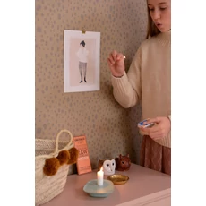 Kép 3/6 - Majvillan Pöttyös barna vlies gyerek tapéta Animal Dots Soft Brown 53 cm X 10 m