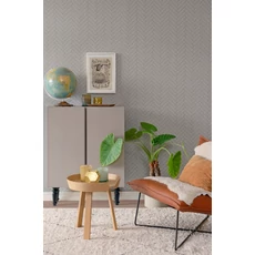 Kép 3/4 - Majvillan Modern halszálka mintás szürkéskék vlies tapéta Herringbone Greige Blue 53 cm X 10 m