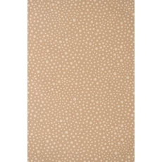 Kép 1/5 - Majvillan Pöttyös barna vlies gyerek tapéta Dots Teddy Brown 53 cm X 10 m