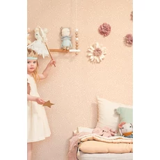 Kép 4/7 - Majvillan Pöttyös rózsaszín vlies gyerek tapéta Dots Soft Pink 53 cm X 10 m