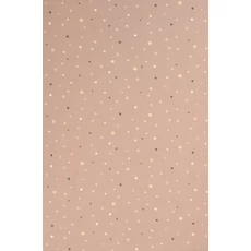 Kép 1/8 - Majvillan Pöttyös lila vlies gyerek tapéta Stardust Cosy Lilac 53 cm X 10 m