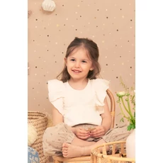 Kép 7/7 - Majvillan Pöttyös rózsaszín vlies gyerek tapéta Stardust Shimmering Pink 53 cm X 10 m