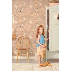 Kép 2/6 - Majvillan Vidám pónis barnás lila vlies gyerek tapéta My Sweet Old Lilac 53 cm X 10 m