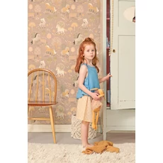 Kép 3/6 - Majvillan Vidám pónis barnás lila vlies gyerek tapéta My Sweet Old Lilac 53 cm X 10 m