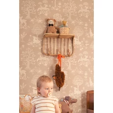 Kép 6/8 - Majvillan Bájos őzikés barna vlies gyerek tapéta Summer Fields Soft Brown 53 cm X 10 m