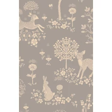 Kép 9/9 - Majvillan Bájos őzikés szürkéskék vlies gyerek tapéta Summer Fields Dusty Blue 53 cm X 10 m