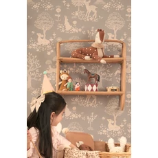 Kép 4/9 - Majvillan Bájos őzikés szürkéskék vlies gyerek tapéta Summer Fields Dusty Blue 53 cm X 10 m