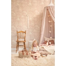 Kép 4/9 - Majvillan Bájos őzikés rózsaszín vlies gyerek tapéta Summer Fields Dusty Pink 53 cm X 10 m